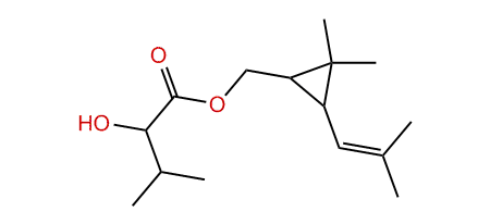 2,2-Dimethyl-3-(2-methylprop-1-enyl)-cyclopropyl-methyl 2-hydroxy-3-methylbutanoate